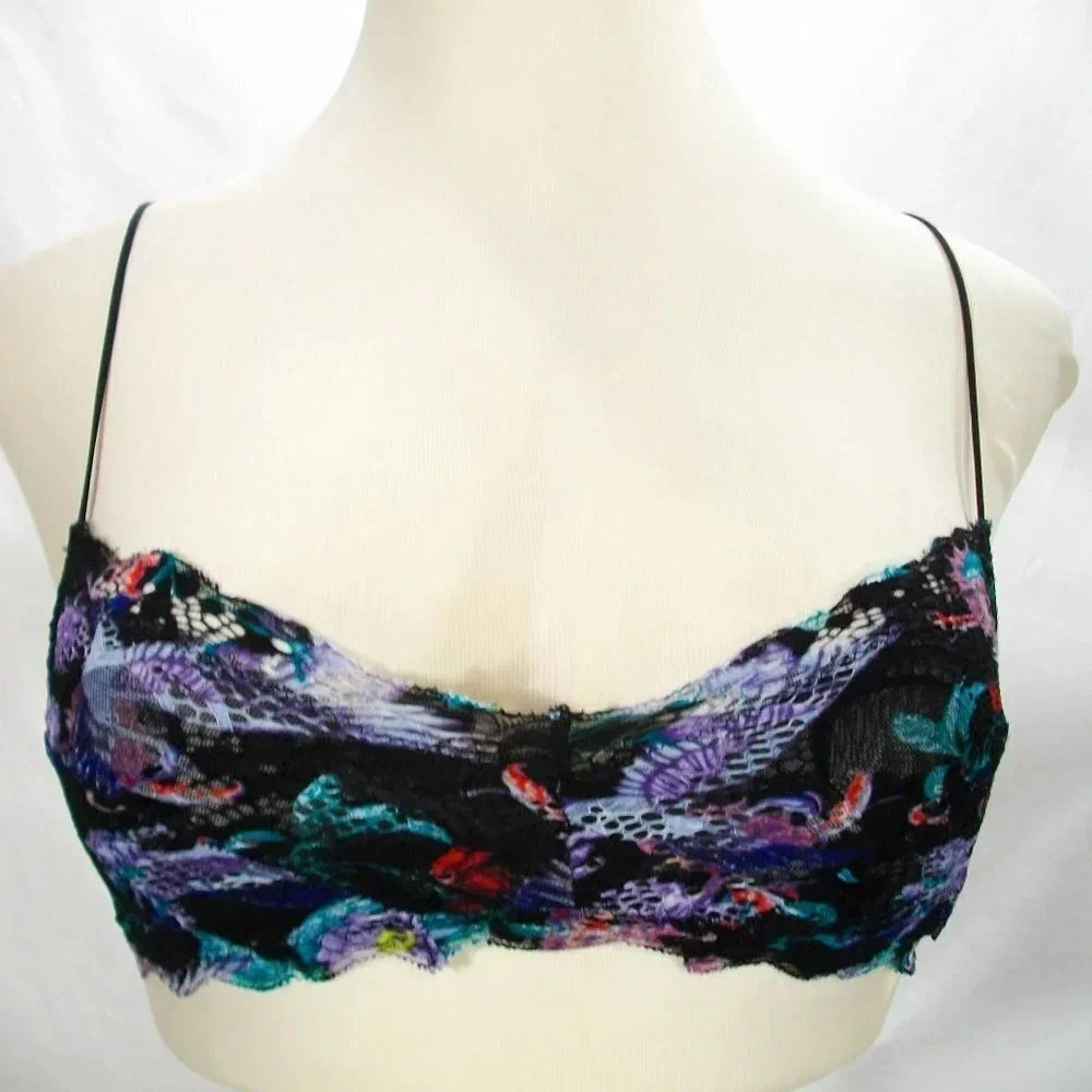Honeydew Camellia Lace‎ Bralette Crane Floral